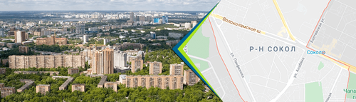 Двери в районе Сокол